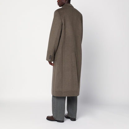 Our Legacy Moss-coloured wool blend coat