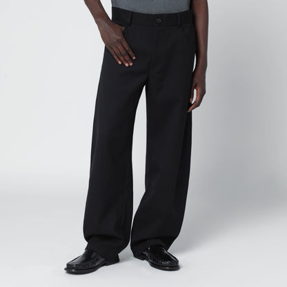 Séfr Oktai black trousers in wool blend