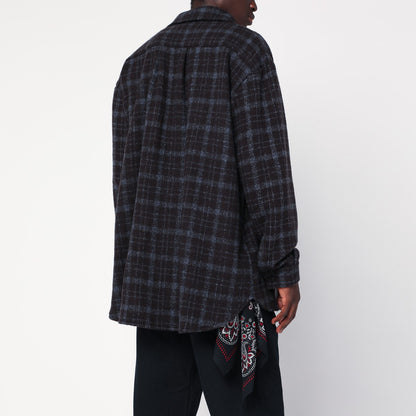 Destin Plaid wool shirt jacket