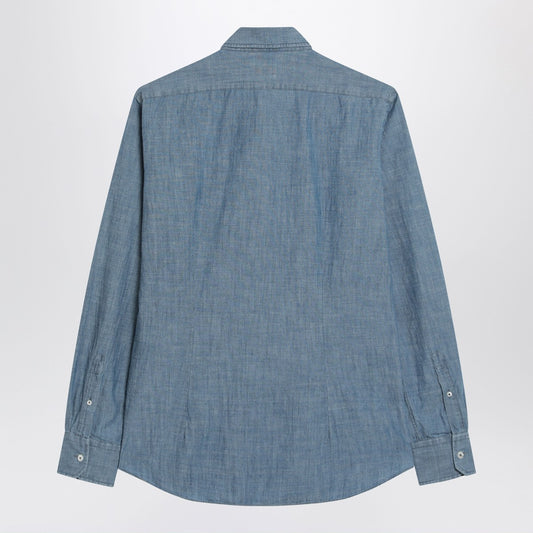 XACUS Light denim Tailor Fit shirt