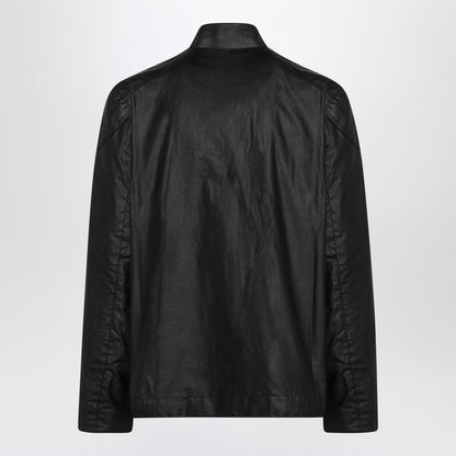 Barbour Black waxed International jacket