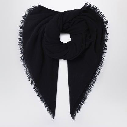 Destin Black cashmere scarf