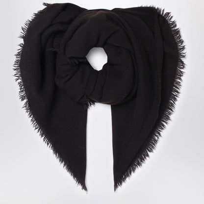 Destin Ebony brown cashmere scarf
