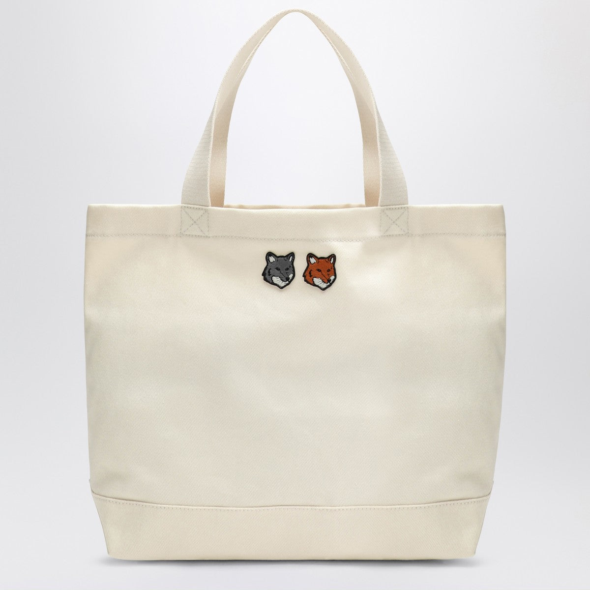 Maison Kitsuné Double Bold Fox Head medium tote bag