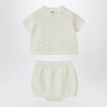 Il Gufo White milk set in organic cotton