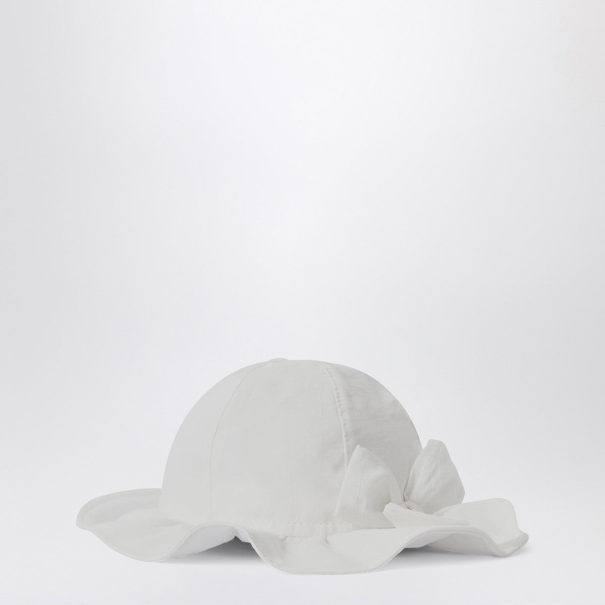 Il Gufo White hat with bow