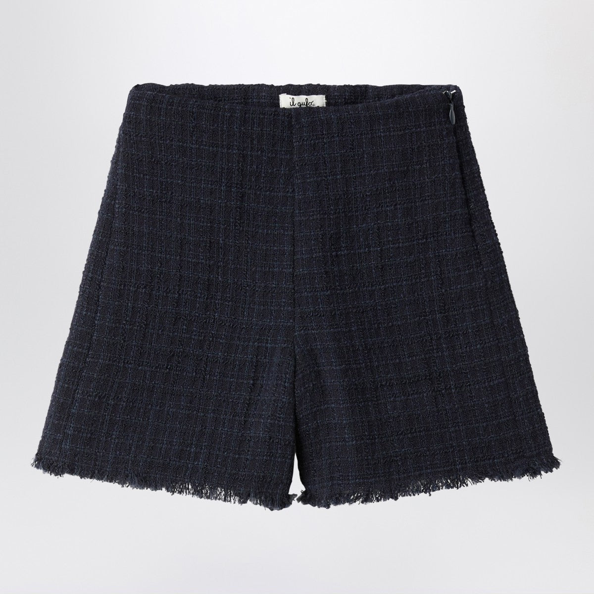 Il Gufo Blue tweed shorts