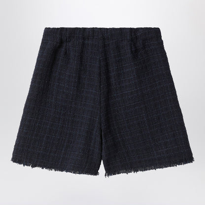 Il Gufo Blue tweed shorts