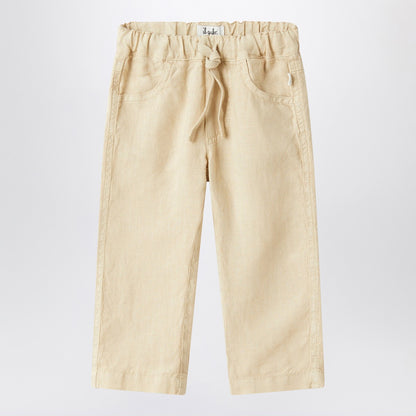 Il Gufo Beige linen trousers