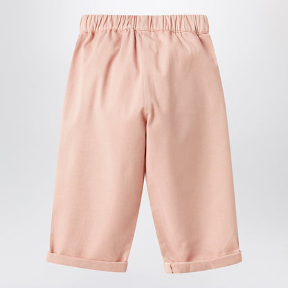 Il Gufo Pink cotton pants