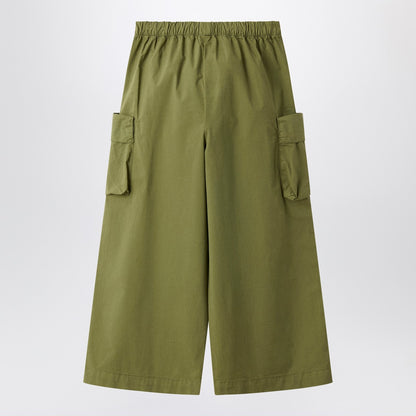 Il Gufo Green fir palazzo pants