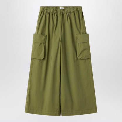 Il Gufo Green fir palazzo pants