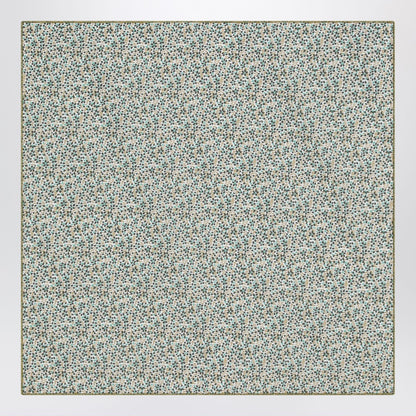 Il Gufo Forest green scarf in Liberty fabric