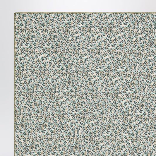 Il Gufo Forest green scarf in Liberty fabric