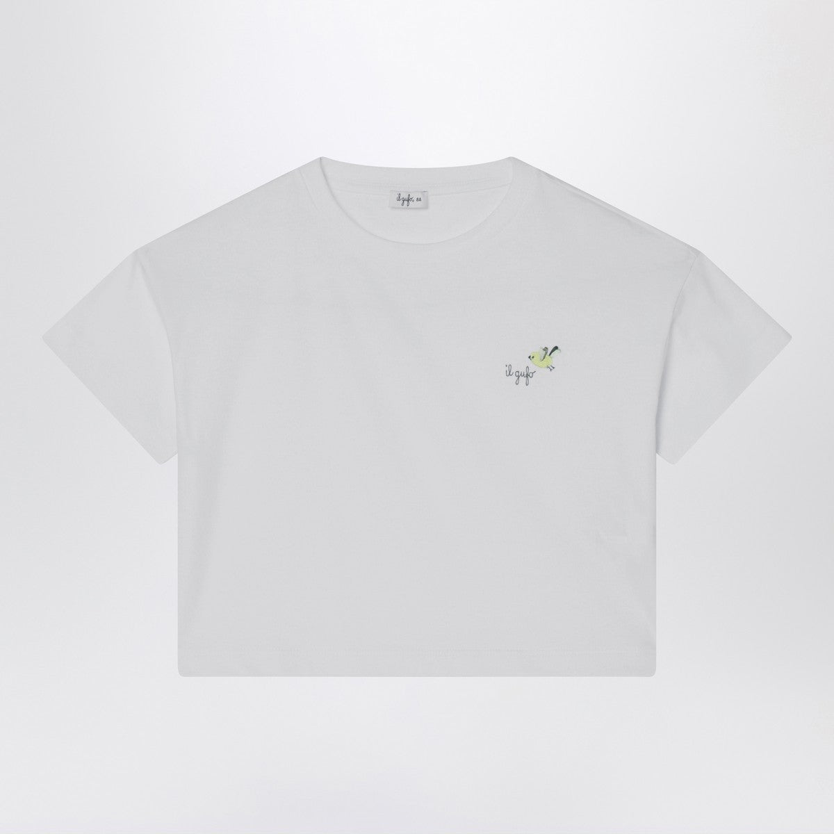 Il Gufo White T-shirt with embroidered logo