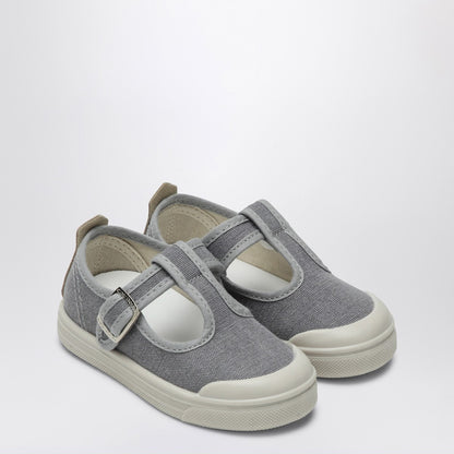 Il Gufo Gray canvas sandal