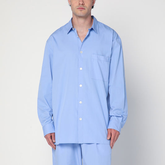 قميص بيجاما من تيكلا باللون الأزرق النيلي (Cornflower blue)