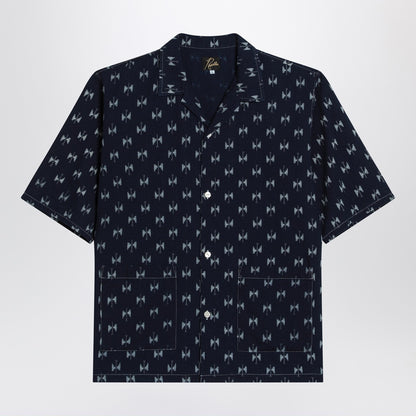 Needles Blue denim shirt with bow ties