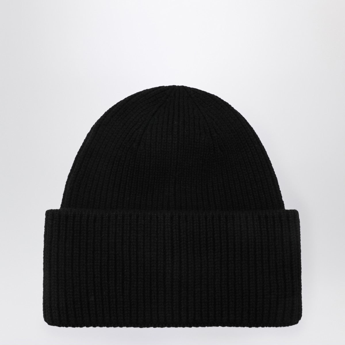 Destin Black wool and cashmere beanie