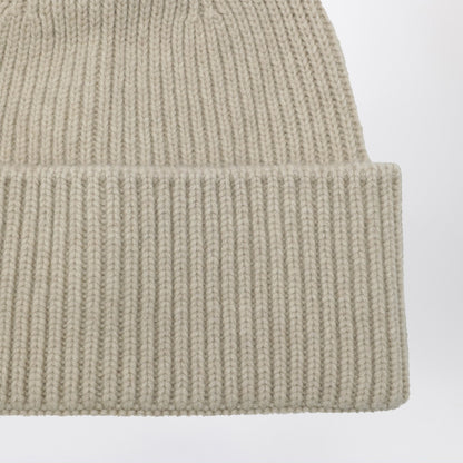 Destin Ivory wool and cashmere beanie