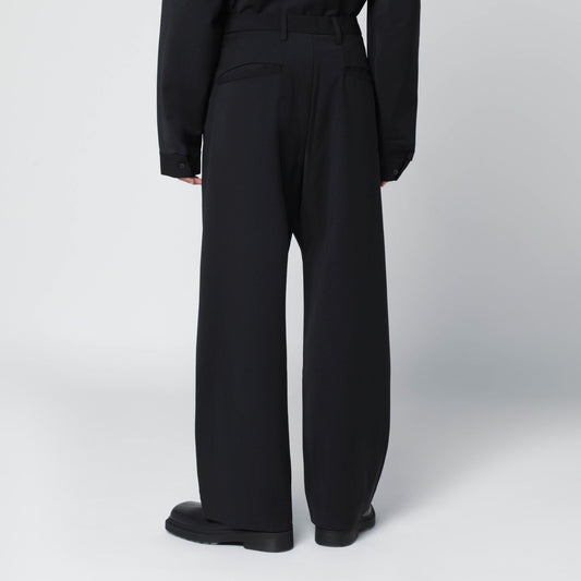 Entire Studios Black wool-blend trousers