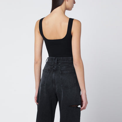 بلوزة سوداء من مزيج الفيسكوز من Entire Studios