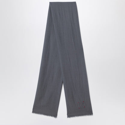 Destin Grey wool scarf